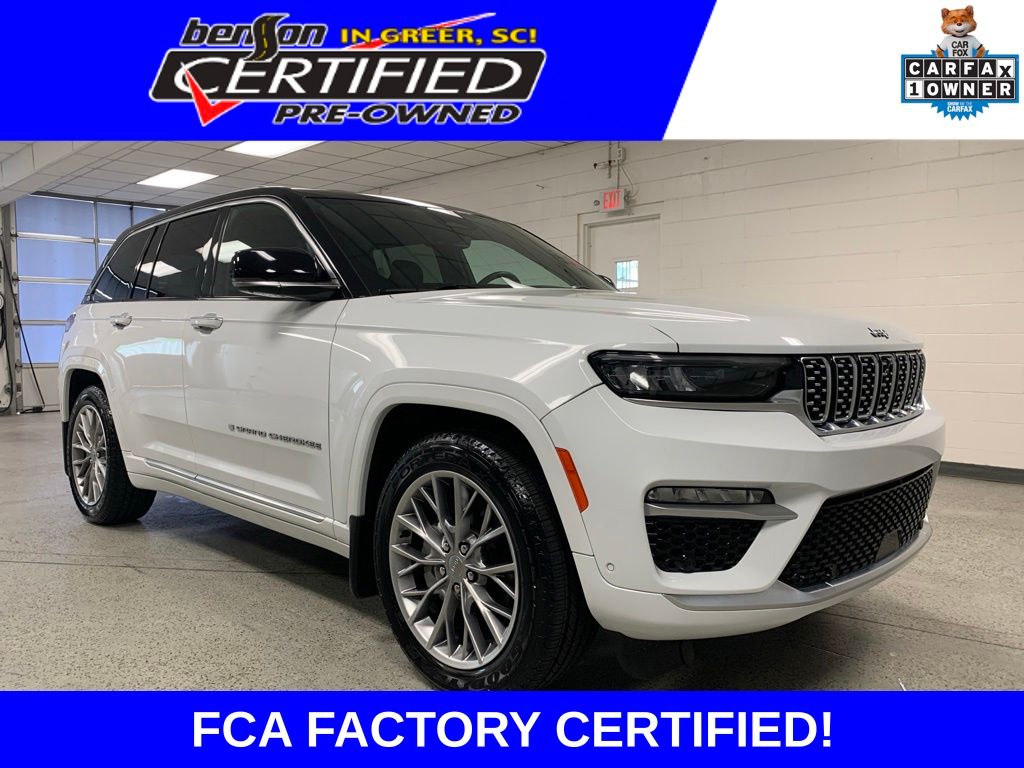 Bright White Clearcoat 2023 Jeep Grand Cherokee SUV / Crossover Four-Wheel Drive 8-Speed Automatic
