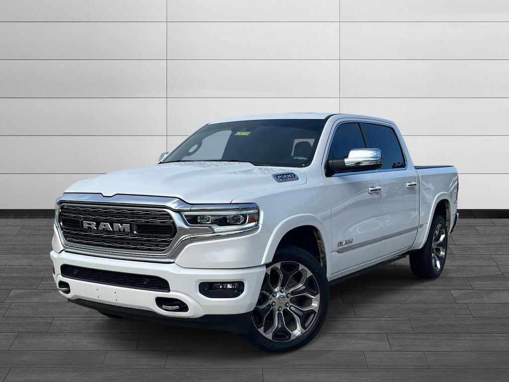 Ivory White 2020 RAM 1500 Pickup Truck Four-Wheel Drive 8-Speed Automatic