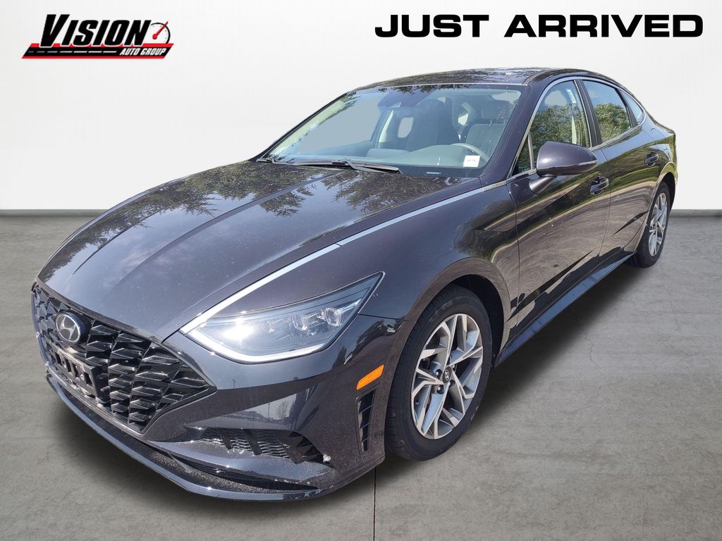 Carbon Blue 2023 Hyundai Sonata Sedan Front-Wheel Drive 8-Speed Automatic
