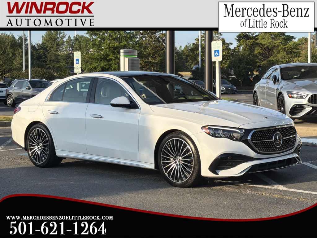 MANUFAKTUR Moonlight White Metallic 2024 Mercedes-Benz E-Class Sedan All-Wheel Drive 9-Speed Automatic