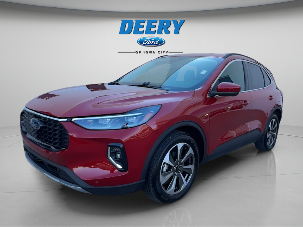 Rapid Red Metallic Tinted Clearcoat 2023 Ford Escape Platinum AWD SUV / Crossover All-Wheel Drive 8-Speed Automatic