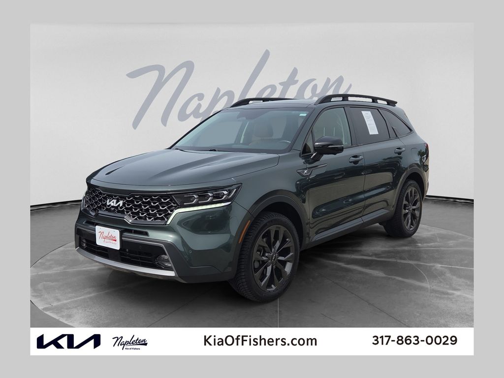 Aruba Green 2022 Kia Sorento X-Line SX Prestige AWD SUV / Crossover All-Wheel Drive 8-Speed Dual Clutch