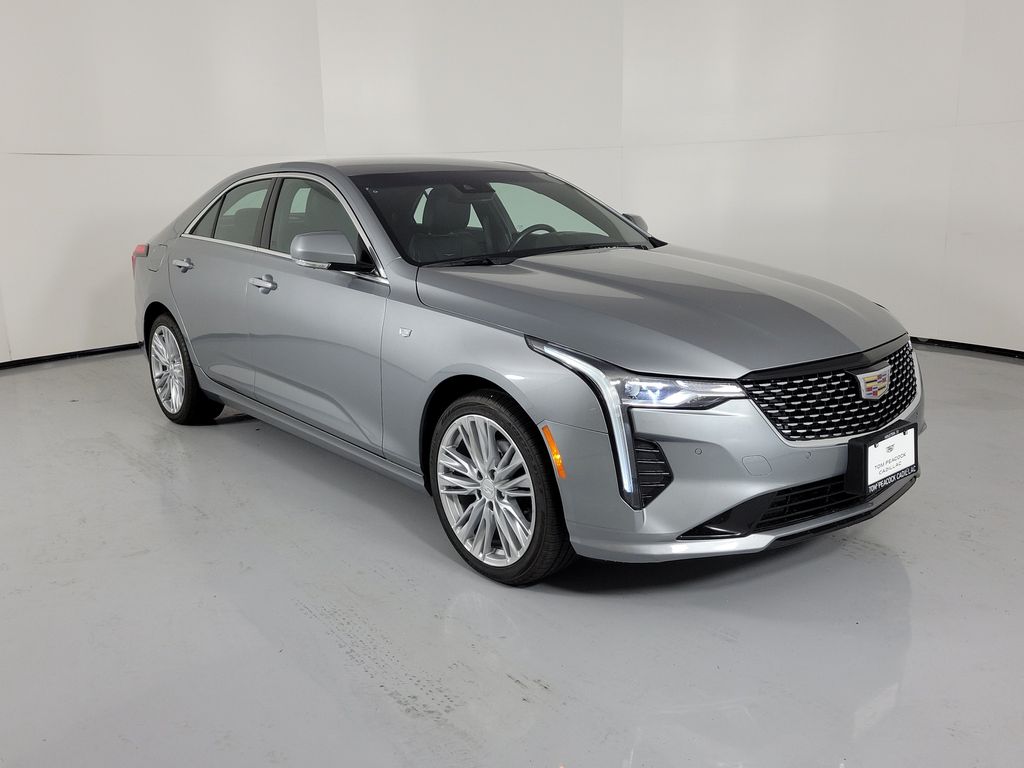 Argent Silver Metallic 2023 Cadillac CT4 Sedan All-Wheel Drive 8-Speed Automatic