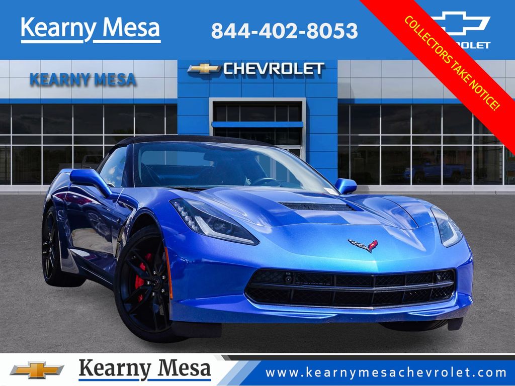 Laguna Blue Metallic Tintcoat 2016 Chevrolet Corvette Stingray Z51 2LT Convertible RWD Convertible Rear-Wheel Drive 8-Speed Automatic