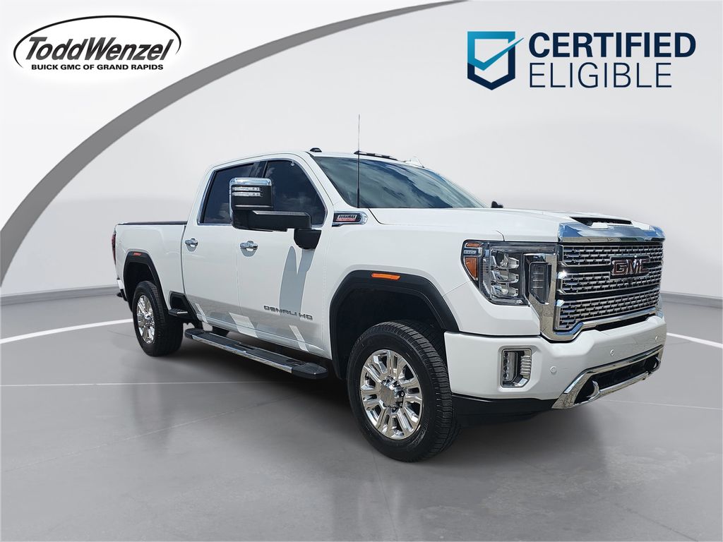 Summit White 2022 GMC Sierra 2500HD Pickup Truck Four-Wheel Drive Automatic