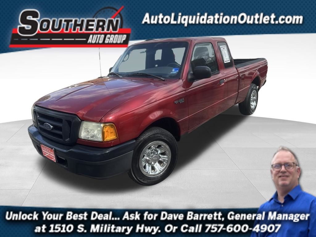 Bright Red Clearcoat 2005 Ford Ranger 2 Dr Edge Extended Cab SB Pickup Truck Rear-Wheel Drive 5-Speed Automatic
