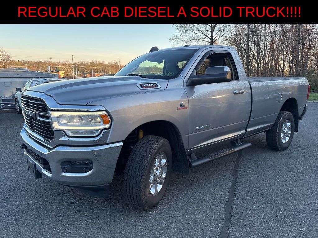 Billet Silver Metallic Clearcoat 2019 RAM 3500 Big Horn LB 4WD Pickup Truck Four-Wheel Drive 6-Speed Automatic