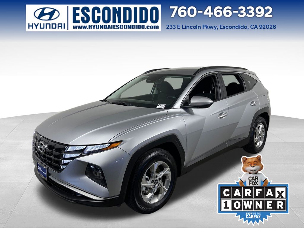 Shimmering Silver 2024 Hyundai Tucson SUV / Crossover Front-Wheel Drive 8-Speed Automatic