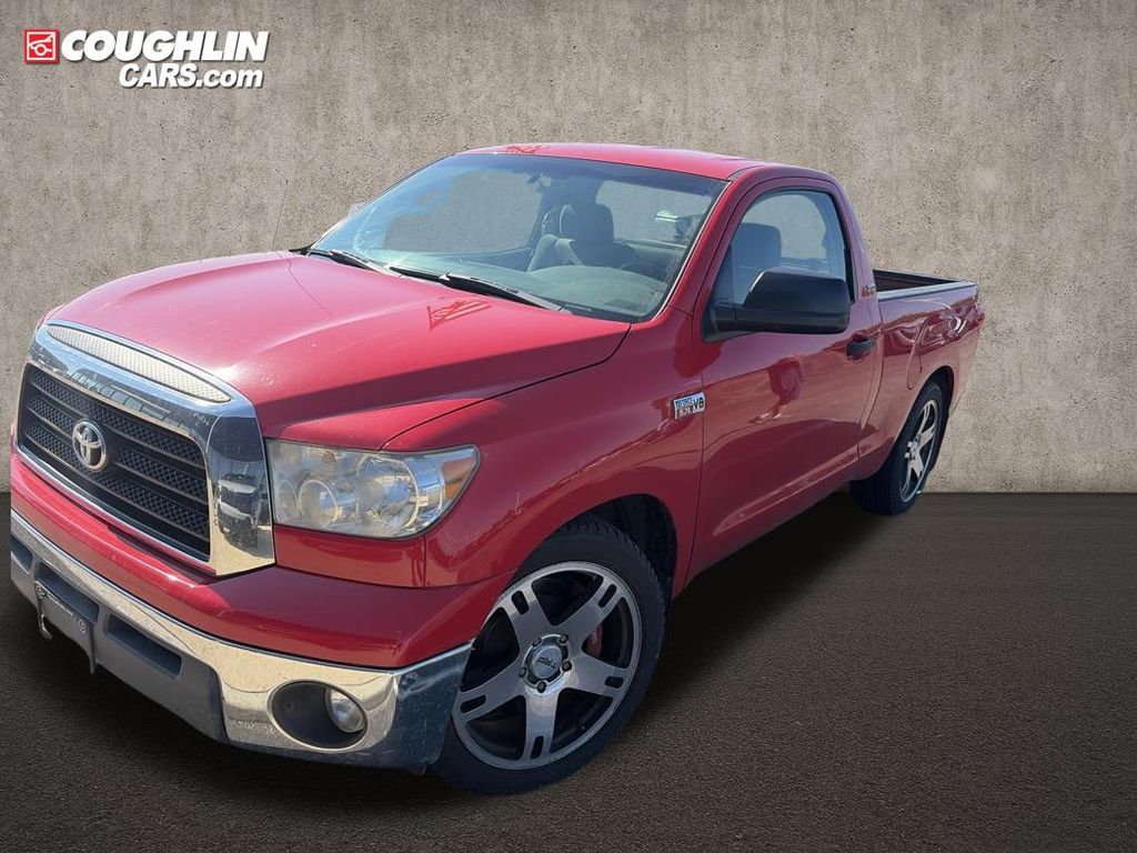 Red 2008 Toyota Tundra Pickup Truck 4X2 6-Speed Automatic