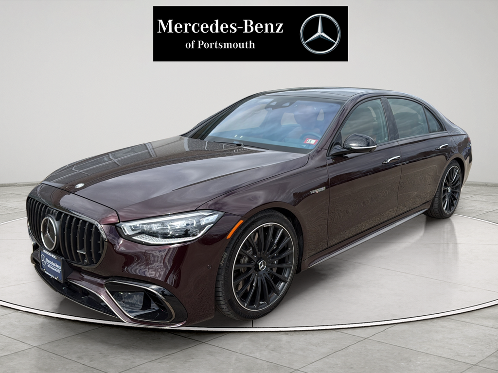Rubellite Red Metallic 2025 Mercedes-Benz S-Class AMG S 63 E Performance 4MATIC Sedan All-Wheel Drive 9-Speed Automatic