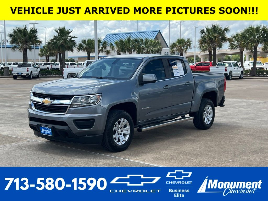 Gray (Satin Steel Metallic) 2019 Chevrolet Colorado LT Crew Cab RWD Pickup Truck 4X2 6-Speed Automatic