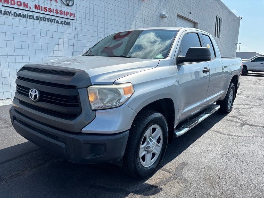 Silver Sky Metallic 2014 Toyota Tundra Pickup Truck 4X2 6-Speed Automatic Overdrive