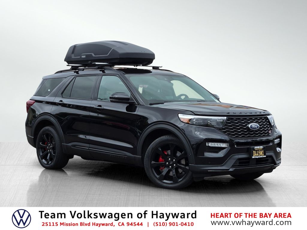 Black Metallic 2022 Ford Explorer ST AWD SUV / Crossover All-Wheel Drive Automatic