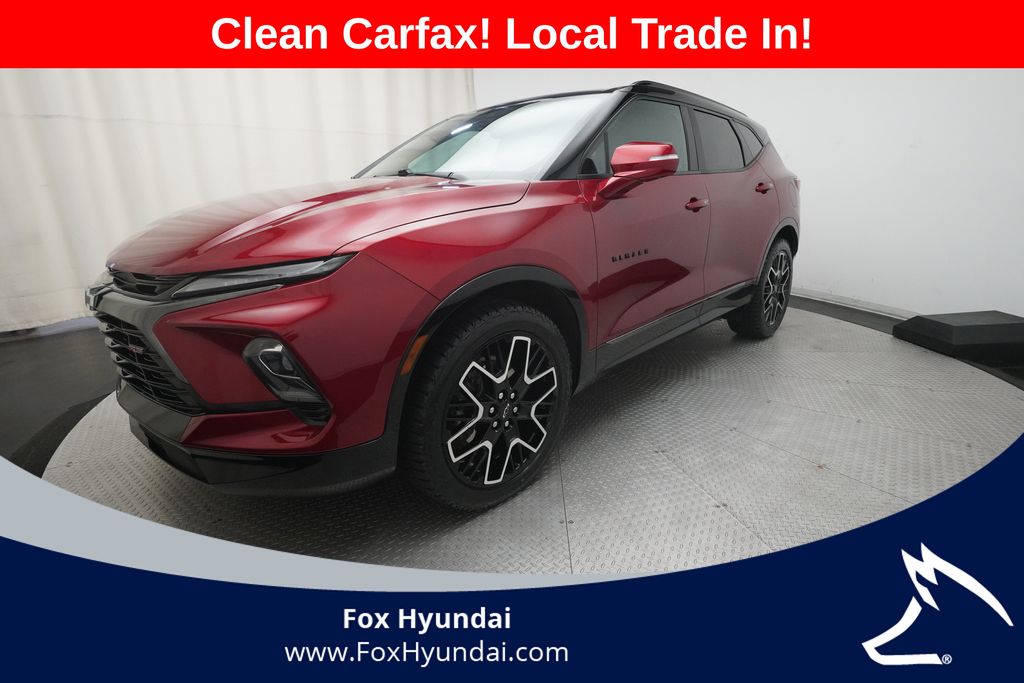 Radiant Red Tintcoat 2024 Chevrolet Blazer RS FWD SUV / Crossover Front-Wheel Drive 9-Speed Automatic Overdrive