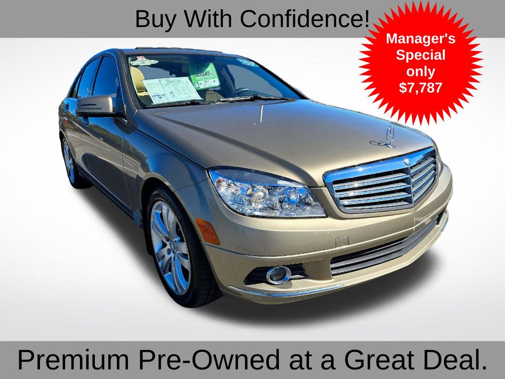 Brown (Pearl Beige Metallic) 2011 Mercedes-Benz C-Class C 300 Luxury Sedan Rear-Wheel Drive 7-Speed Automatic