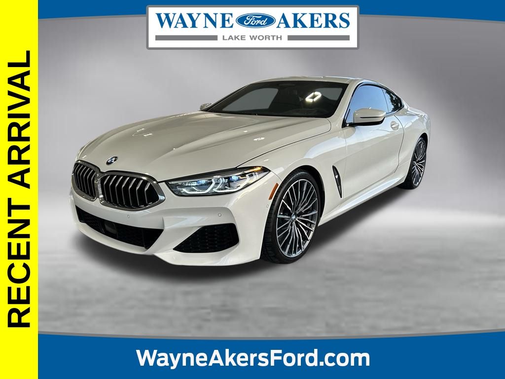 Mineral White Metallic 2020 BMW 8 Series Coupe Rear-Wheel Drive 8-Speed Automatic