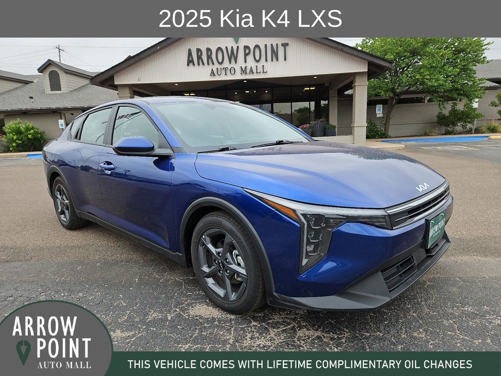 Deep Sea Blue 2025 Kia K4 Sedan Front-Wheel Drive Continuously Variable Transmission