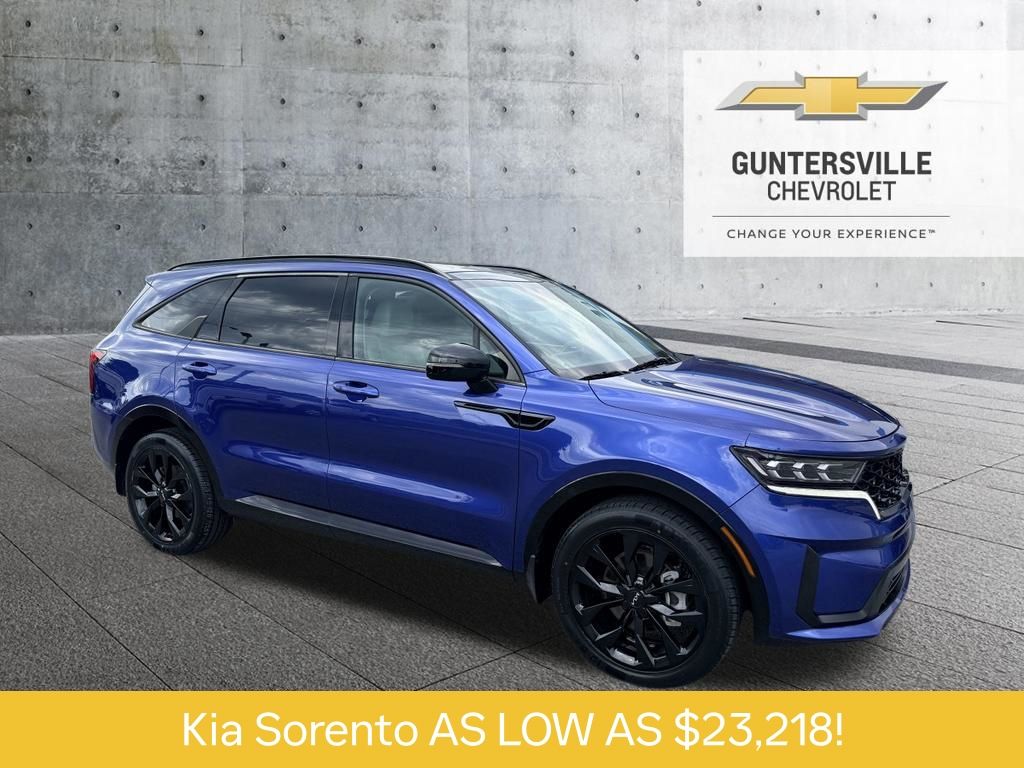 Sapphire Blue 2023 Kia Sorento SUV / Crossover Front-Wheel Drive 8-Speed Dual Clutch