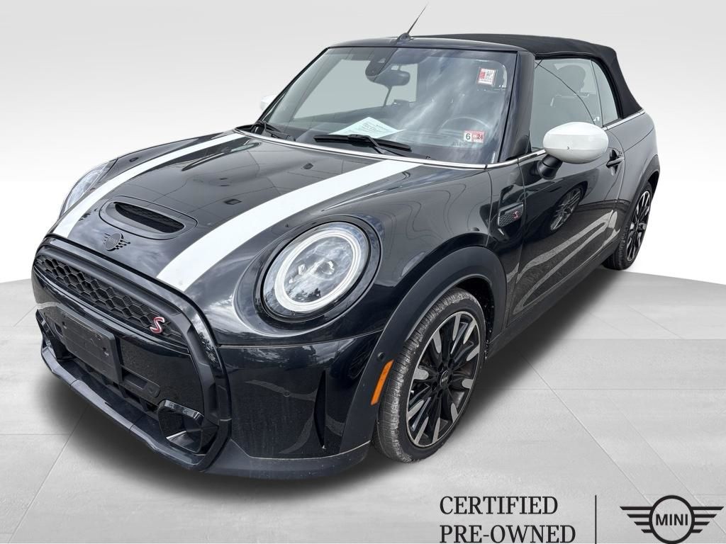 Midnight Black II 2024 MINI Cooper S Convertible FWD Convertible Front-Wheel Drive 7-Speed Automatic