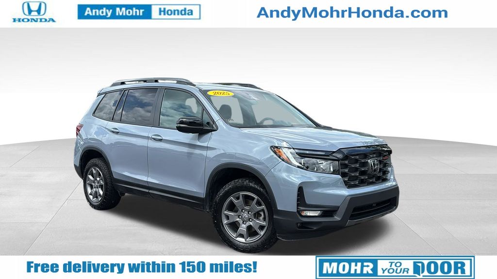 Lunar Silver Metallic 2025 Honda Passport TrailSport AWD SUV / Crossover All-Wheel Drive 9-Speed Automatic