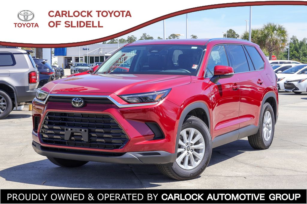 Red (Ruby Flare Pearl) 2025 Toyota Grand Highlander XLE AWD SUV / Crossover All-Wheel Drive 8-Speed Automatic