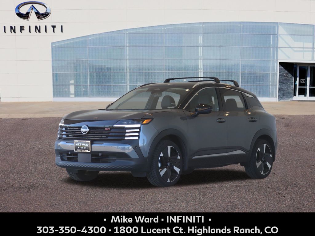 Gun Metallic/Super Black 2025 Nissan Kicks SR AWD SUV / Crossover All-Wheel Drive Continuously Variable Transmission