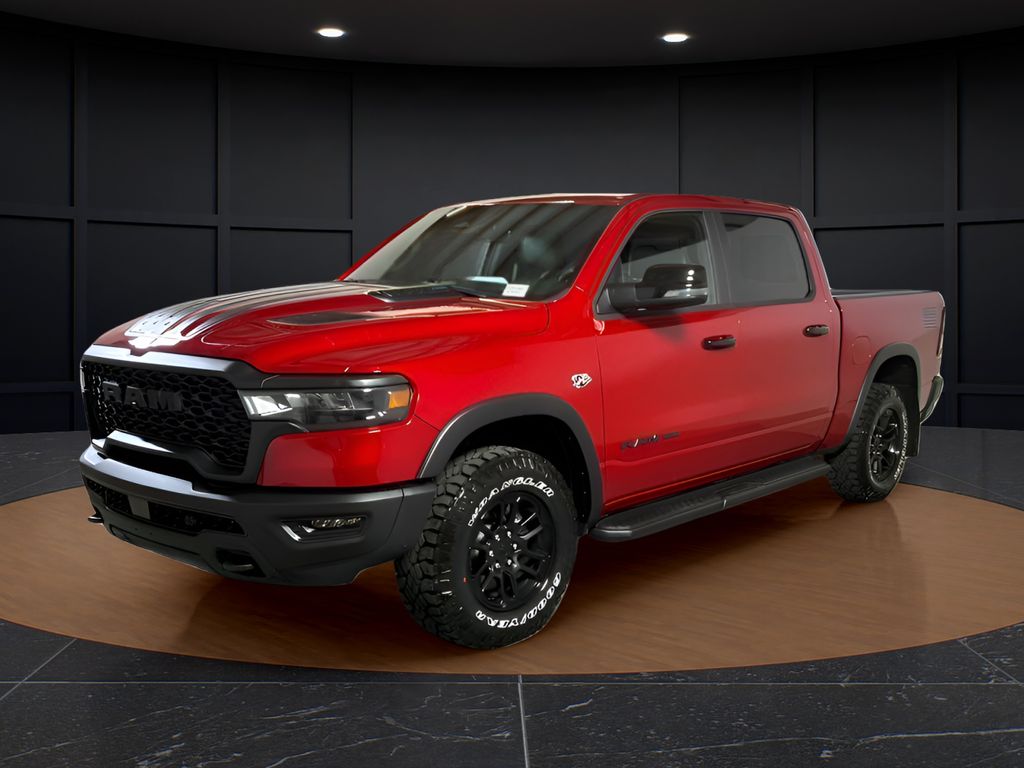 Molten Red Pearlcoat 2026 RAM 1500 Pickup Truck Four-Wheel Drive 8-Speed Automatic