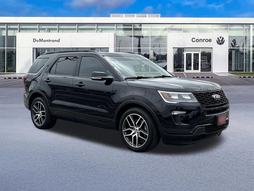 2019 Ford Explorer Sport Black at Baytown Hyundai