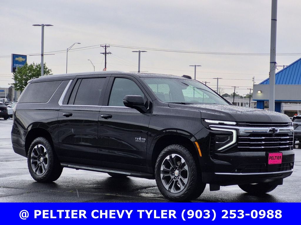 Black 2025 Chevrolet Suburban LT 4WD SUV / Crossover Four-Wheel Drive