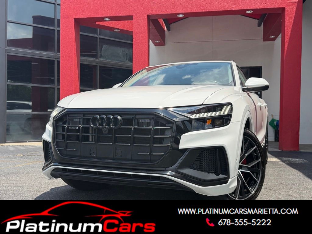 Carrara White 2023 Audi Q8 SUV / Crossover All-Wheel Drive 8-Speed Automatic