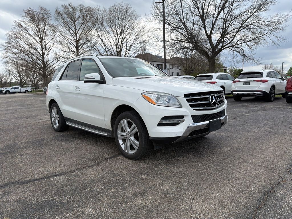 Polar White 2015 Mercedes-Benz M-Class ML 350 4MATIC SUV / Crossover All-Wheel Drive 7-Speed Automatic