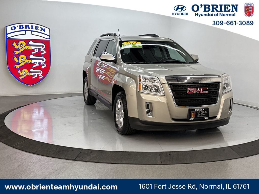 Champagne Silver Metallic 2014 GMC Terrain SLE2 AWD SUV / Crossover All-Wheel Drive 6-Speed Automatic
