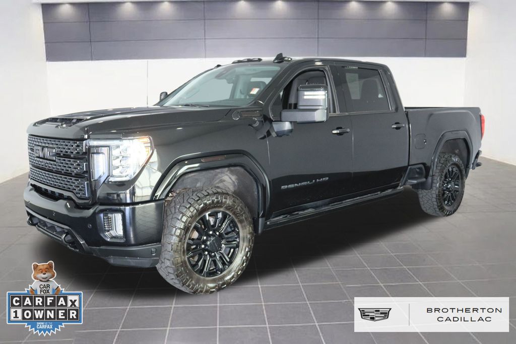 Black (Ebony Twilight Metallic) 2022 GMC Sierra 2500HD Pickup Truck Four-Wheel Drive Automatic