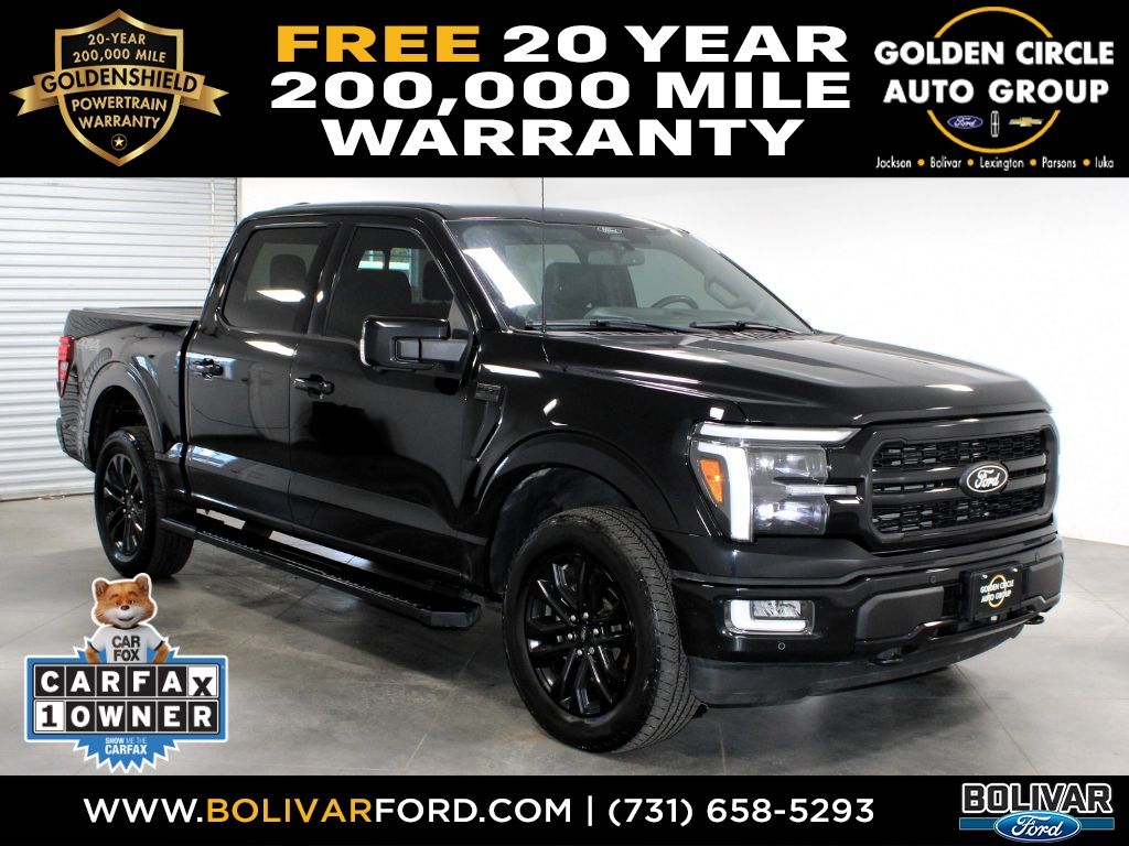 Agate Black Metallic 2024 Ford F-150 Pickup Truck Four-Wheel Drive Automatic