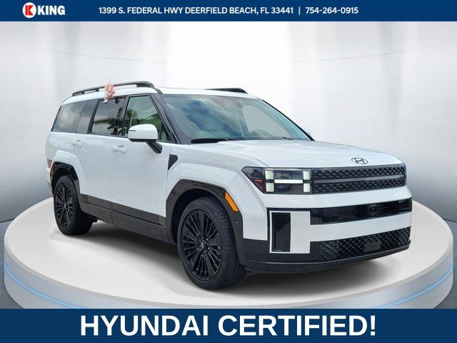Serenity White 2025 Hyundai Santa Fe Hybrid SUV / Crossover Front-Wheel Drive 6-Speed Automatic