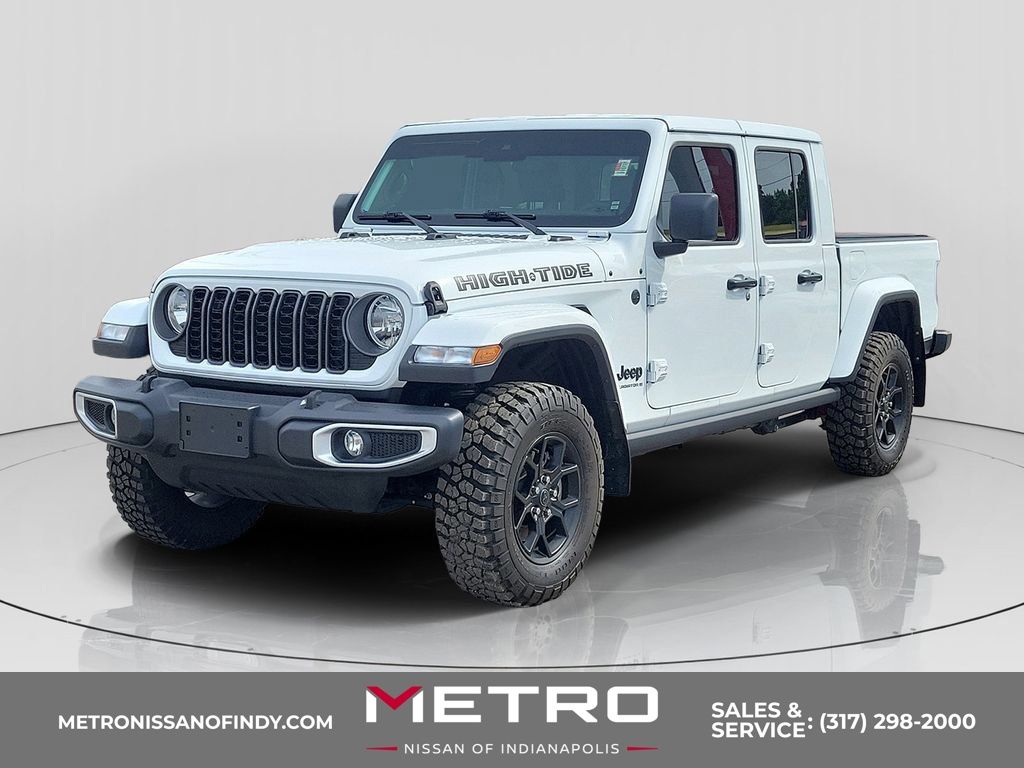 Bright White Clearcoat 2025 Jeep Gladiator Pickup Truck Four-Wheel Drive 8-Speed Automatic