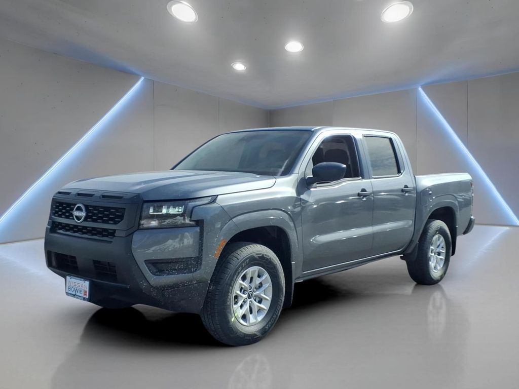 Gray (Gun Metallic) 2026 Nissan Frontier Pickup Truck Four-Wheel Drive 9-Speed Automatic Overdrive