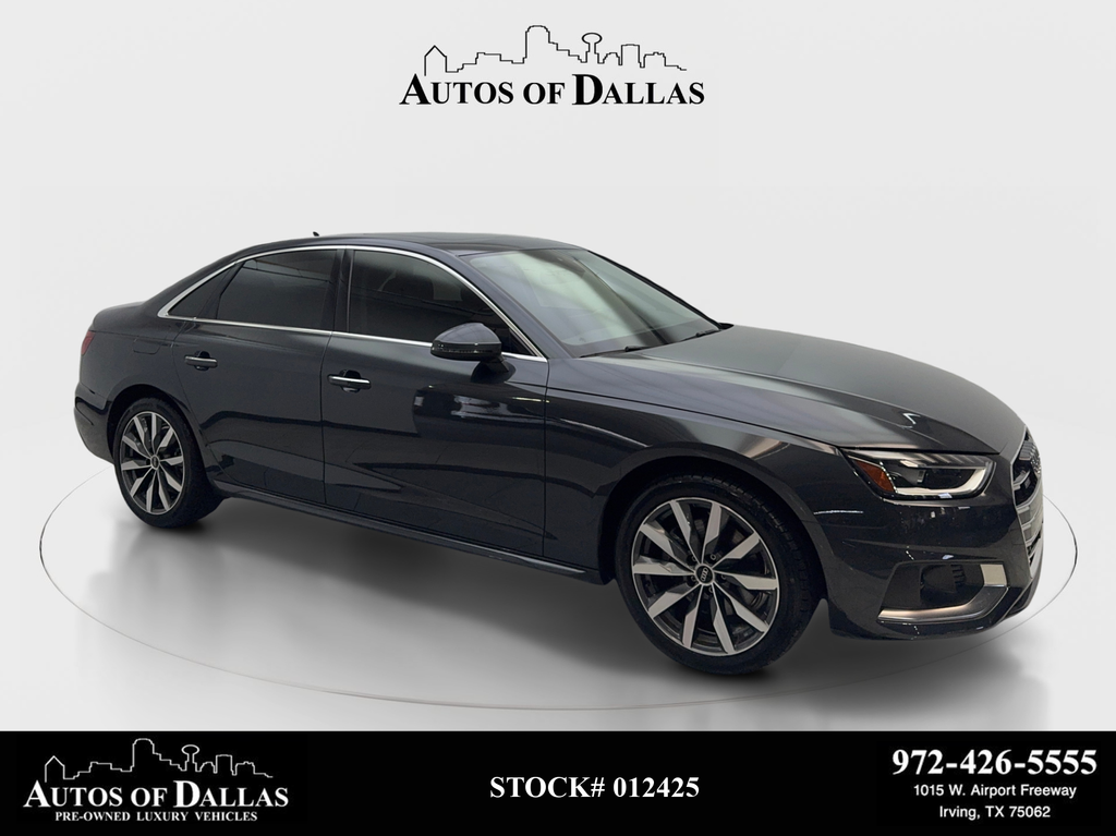 Gray Metallic 2023 Audi A4 Sedan All-Wheel Drive 7-Speed Automatic