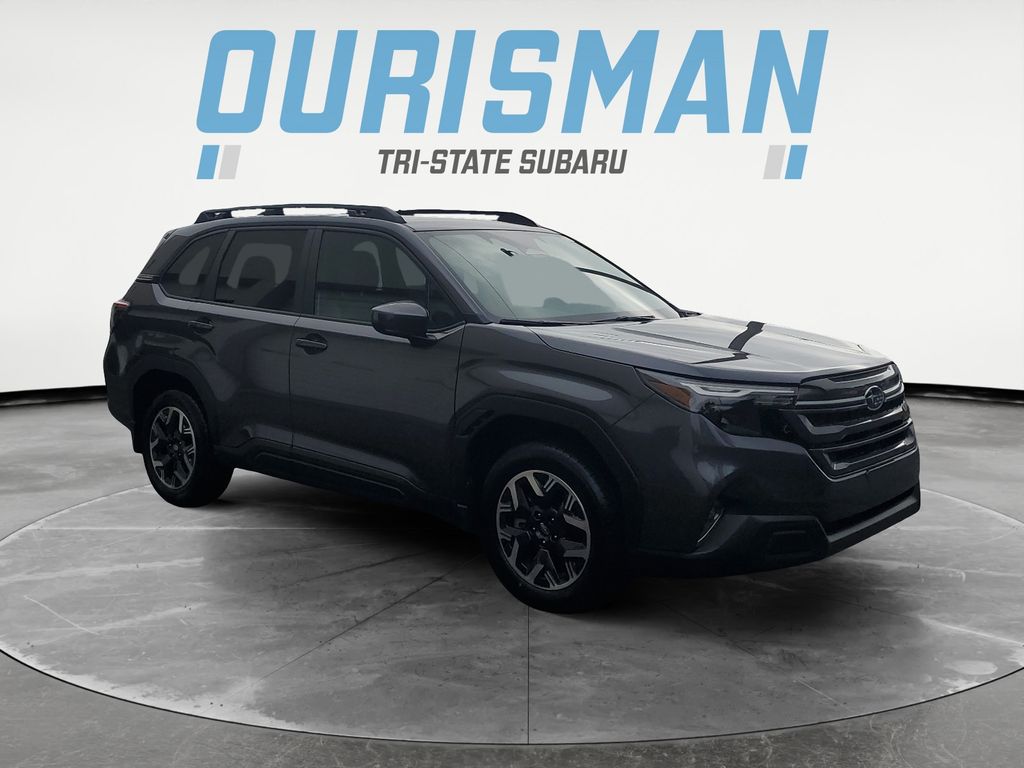 Gray Metallic 2026 Subaru Forester SUV / Crossover All-Wheel Drive Continuously Variable Transmission