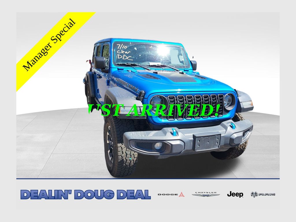 Hydro Blue Pearl Coat 2024 Jeep Wrangler 4xe SUV / Crossover Four-Wheel Drive 8-Speed Automatic