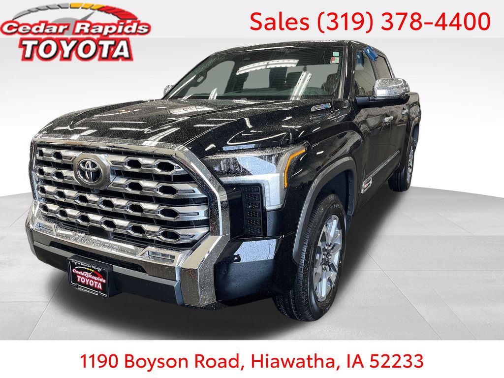 Black 2026 Toyota Tundra Hybrid Pickup Truck Four-Wheel Drive Automatic