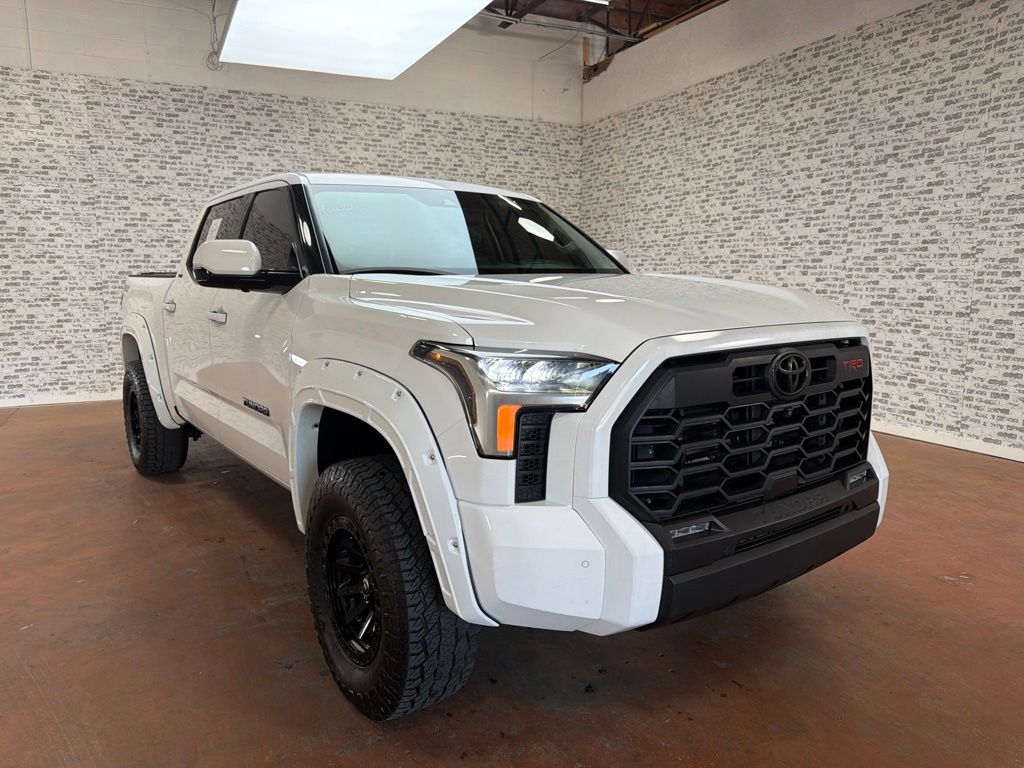 White 2022 Toyota Tundra Pickup Truck Four-Wheel Drive Automatic