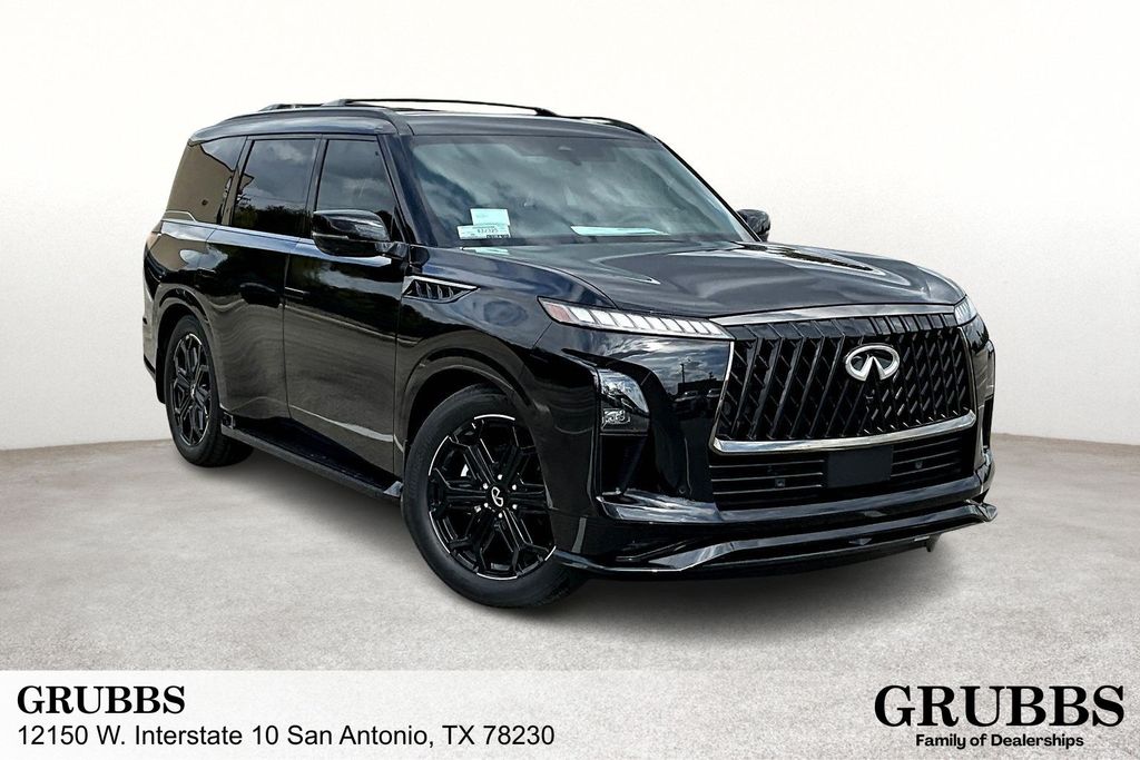 Black 2026 INFINITI QX80 Sport AWD SUV / Crossover All-Wheel Drive 9-Speed Automatic
