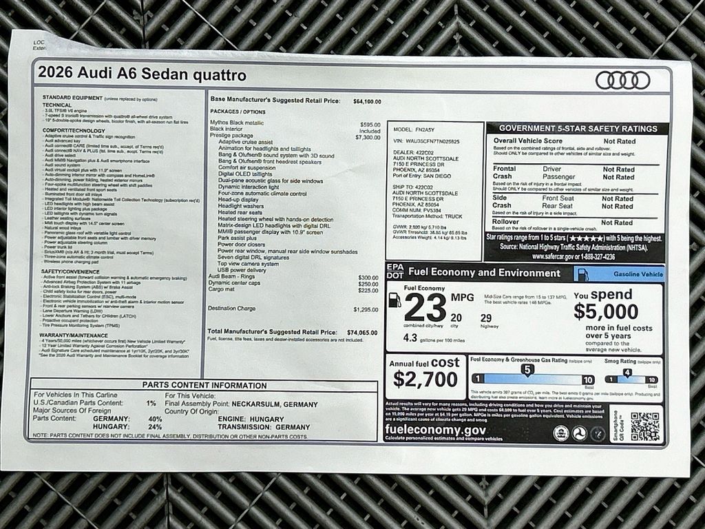 Thumbnail: 2026 Audi A6 - 9