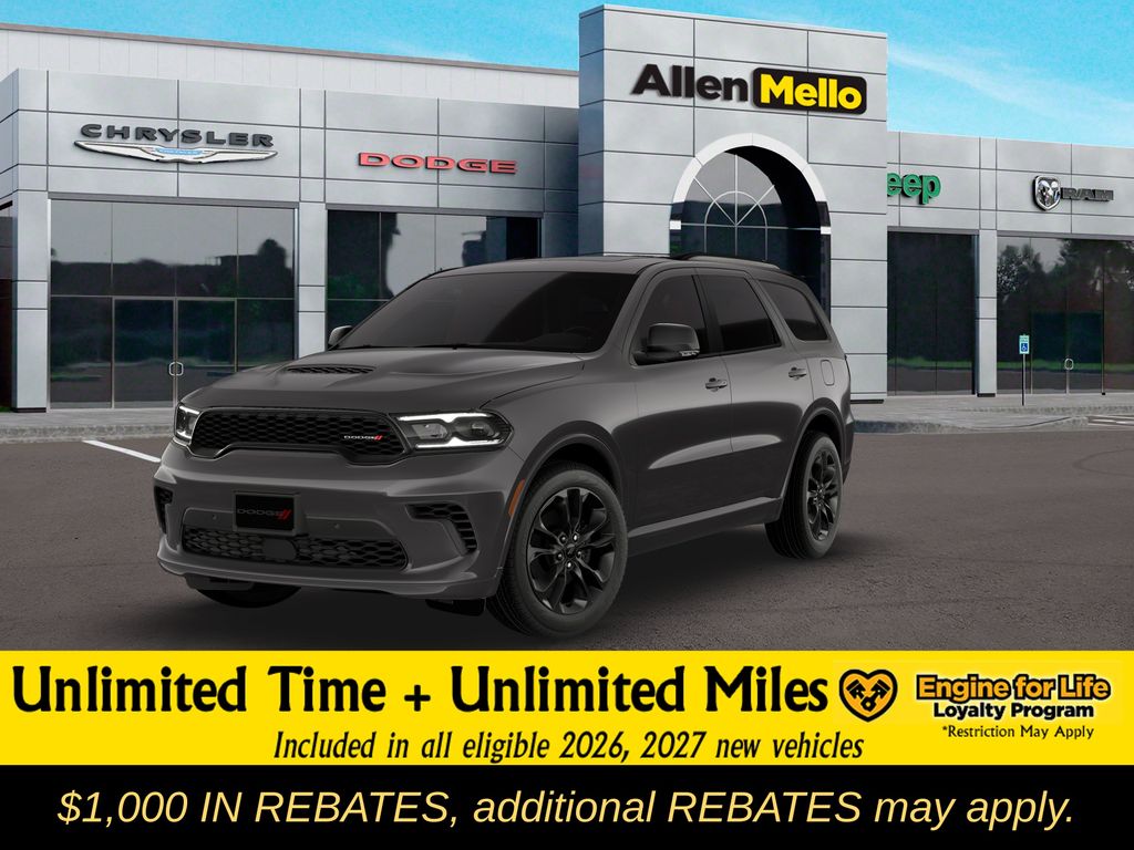 Vapor Gray 2026 Dodge Durango SUV / Crossover All-Wheel Drive 8-Speed Automatic