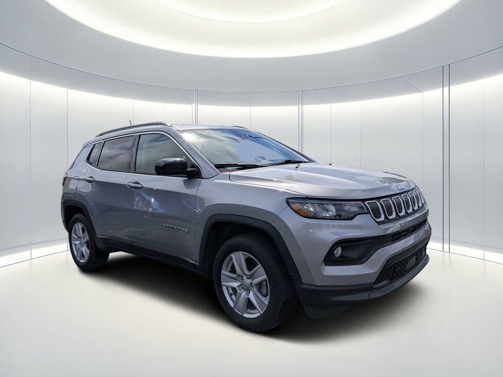 Billet Silver Metallic 2022 Jeep Compass SUV / Crossover Four-Wheel Drive 9-Speed Automatic