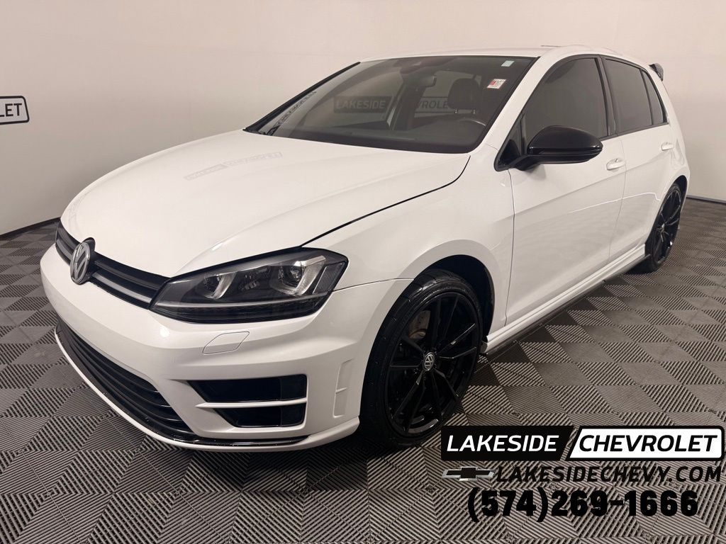 White Pearl Metallic 2017 Volkswagen Golf R Hatchback All-Wheel Drive 6-Speed Dual Clutch