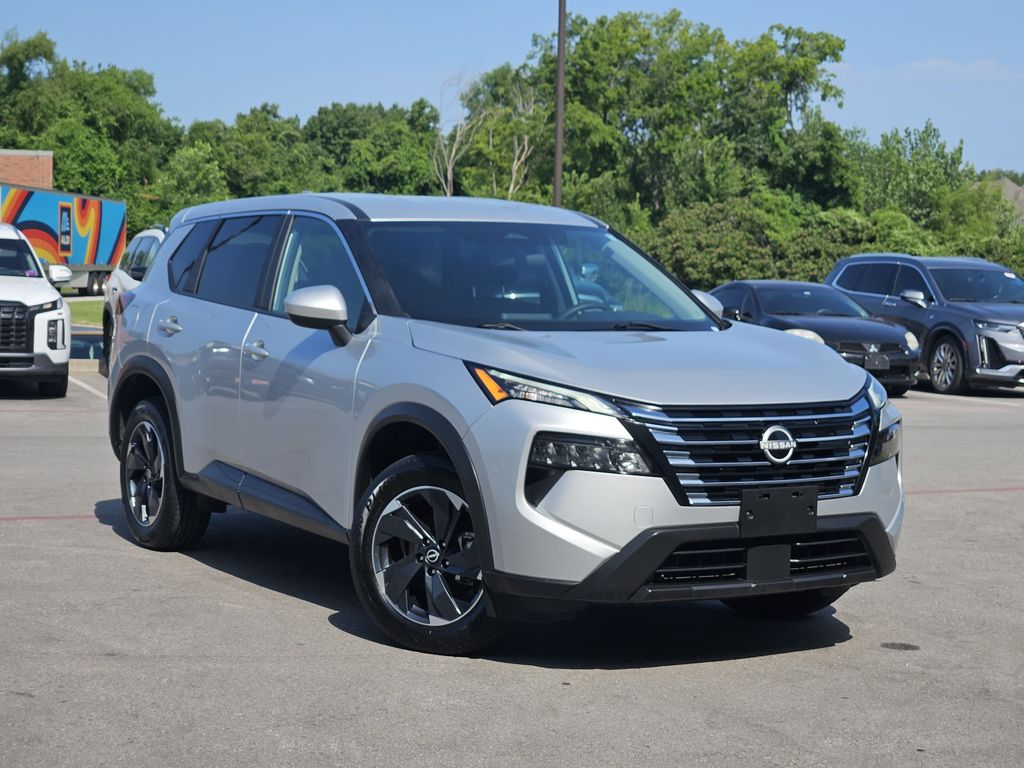 Brilliant Silver Metallic 2024 Nissan Rogue SUV / Crossover All-Wheel Drive Continuously Variable Transmission