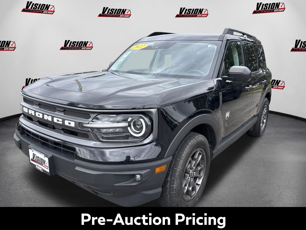 Shadow Black 2022 Ford Bronco Sport SUV / Crossover All-Wheel Drive 8-Speed Automatic