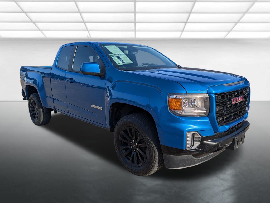 Dynamic Blue Metallic 2022 GMC Canyon Pickup Truck 4X2 6-Speed Automatic